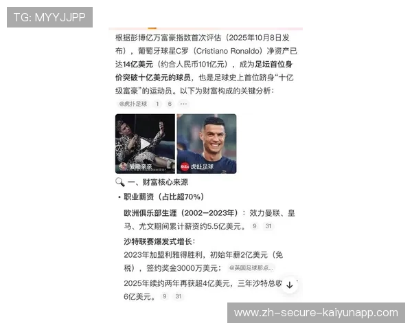 C罗专访预告：资产早超10亿美元 不认为梅西比自己强，c罗全部资产